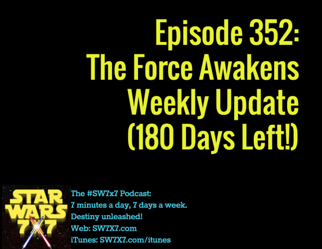 Episode 352: The Force Awakens Weekly Update